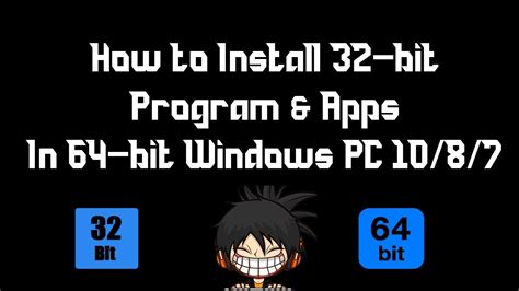 Maybe you would like to learn more about one of these? How To Install 32 Bit Software On 64 Bit OS - Run 32 Bit Program On 64 Bit Windows 10/8/7 (2020 ...