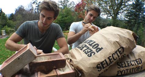 Bricks and potatoes are our speciality. Meet the twins who make £11k a month selling bricks and ...