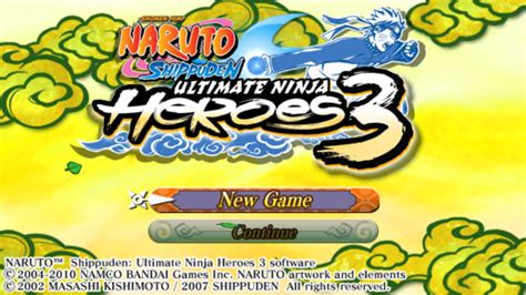 Ultimate ninja heroes 3 puts players' fighting spirits to the test with intense and frantic battles. Naruto Ultimate Ninja Heroes 3 PSP ISO Free Download ...