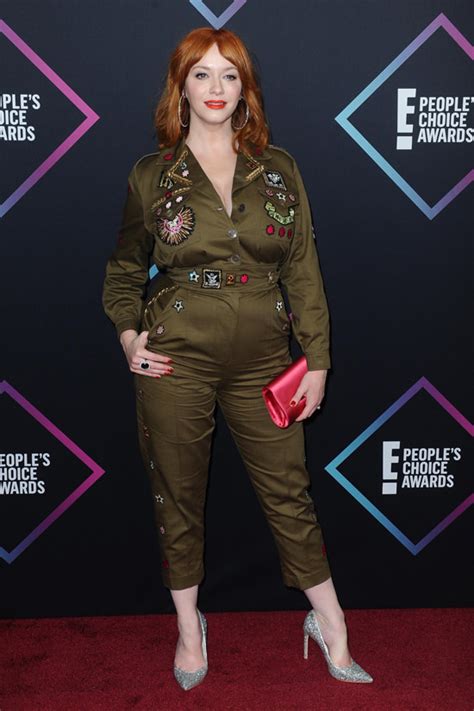 So, while we are talking about her performances and the actress as a whole, we want to now take you on a ride through christina hendricks's photo gallery. Christina Hendricks Salutes the Troops at the 2018 Peoples ...