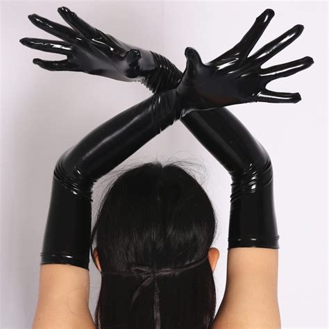 Most popular free hd 'stockings masturbation' movie. Sexy Faux Leather Shiny Long Latex Glove Punk Gloves Sexy ...