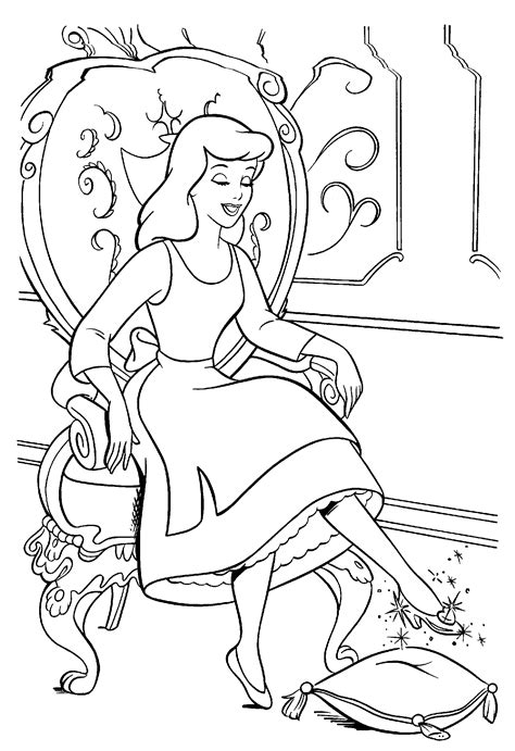 Cinderella coloring page to print and color. Free Printable Cinderella Activity Sheets and Coloring ...