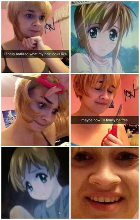 Anime memes to watch instead of sleeping. Funny image by Emi Naomi | Anime funny, Anime, Anime memes