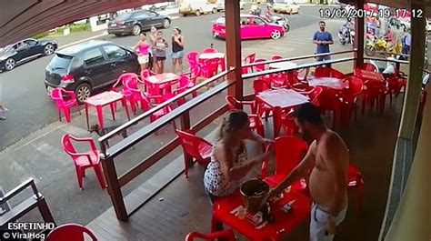 Give her a welcome kiss!. Wife Goes Wild after Catching her Husband Cheating ...