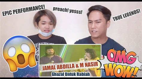 See who else is singing ghazal untuk rabiah. Jamal Abdillah & M Nasir - Ghazal Untuk Rabiah Live In ...