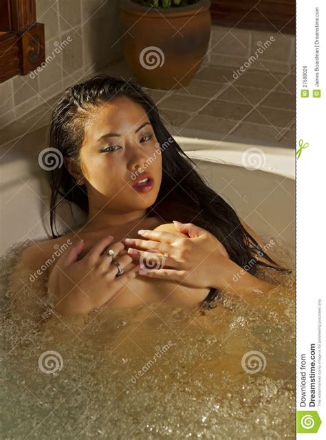 See more ideas about japanese soaking tubs, soaking tub, tub. Modest Asian Woman Soaking In The Tub Royalty Free Stock ...