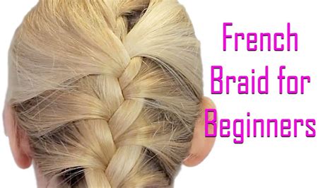 To achieve such hairstyles, all you need to do is to separate your hair into three sections and begin to braid. Easiest French Braid Hairstyle Without Tool - YouTube