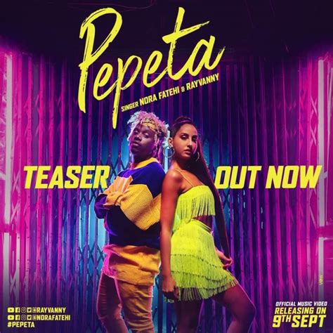 Download your favorite song on our website and don't forget to check around this site for other similar. Audio Nora Fatehi - Pepeta Ft Rayvanny Mp3 Download - New Song