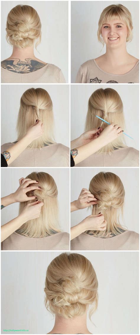 The top knot is one of the best simple updos for short hair. Easy Victorian Hairstyles for Short Hair Inspirational 2nd ...