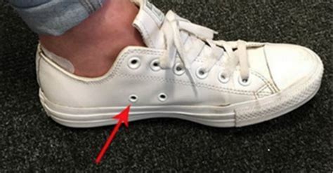 Jun 20, 2016 · up until this point, you've probably been staring at your converse dumbfounded, unsure of what to do with those holes in the side. You've Been Tying Your Converse Wrong All This Time ...