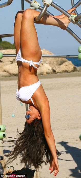 Roughly hung upside down to make smoothies in her mouth. Jessica Wright, 'swimwear model'! TOWIE star shows off her ...