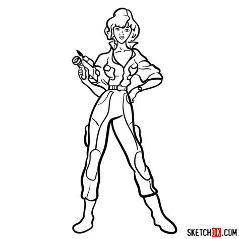 Select from 35970 printable crafts of cartoons, nature, animals, bible and many more. How to draw April O'Neil from classic cartoons - Step by ...