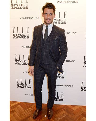 This style can be found from most english shoemakers yet it is difficult to find in america. David Gandy wearing Black Check Three Piece Suit, White ...