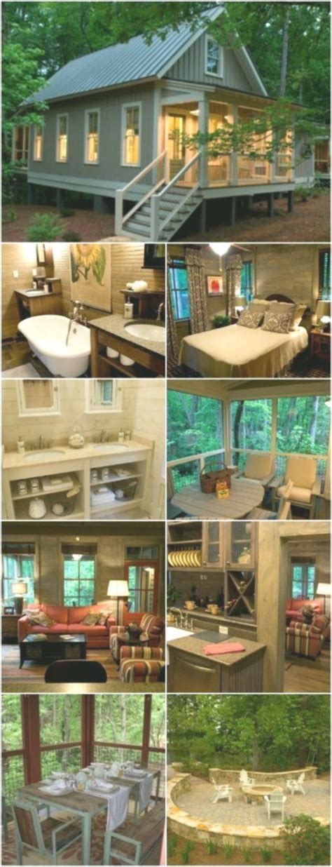 Your dream cabin is waiting! Camp Callaway Cottage is 1091 Sq. Ft. Pure Cozyness {Tiny ...