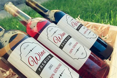 This collection 75 free wine bottle mockup templates to help graphic designers to display their label designs for their clients with style. 25+ Wine Label Mockup PSD Free Download - Graphic Cloud