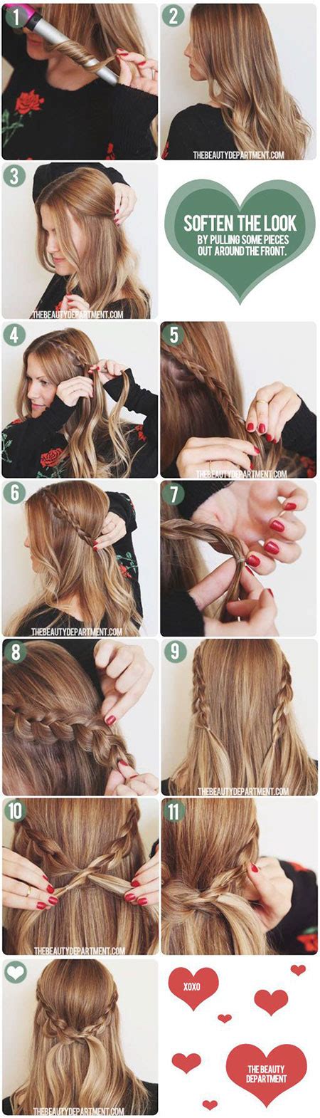 Add this to your list of easy little girl updos! Easy Valentine's Day Hairstyle Tutorials For Beginners ...