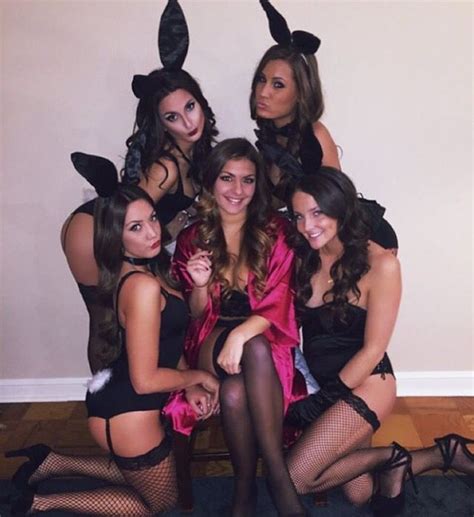 Playboy bunny halloween costume diy. Hugh hef & bunnies!! | Hot halloween costumes, Bunny ...