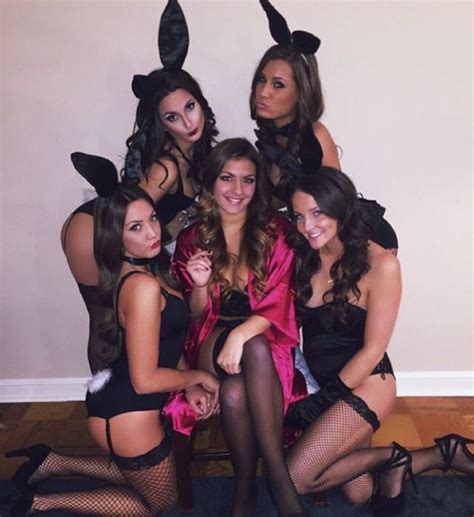 Channel your inner hugh hefner with a red jacket and a gentleman's pipe. Hugh hef & bunnies!! | Halloween costume outfits, Hot ...