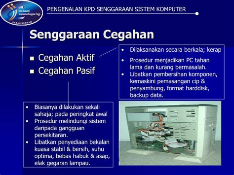 Definisi sistem pengoperasian program perisian yang mengawal perkakasan di dalam sebuah komputer. PPT - PENGENALAN KPD SENGGARAAN SISTEM KOMPUTER PowerPoint ...