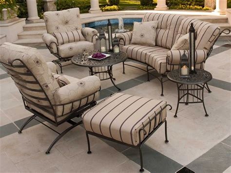 Maybe you would like to learn more about one of these? Woodard Terrace Cushion Wrought Iron Lounge Set | GMICLS ...