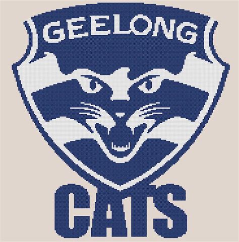 The afl store has the widest product range across all teams from official on field guernseys to fashion items, gifts and everyday essentials. Geelong Cats Logo cross stitch chart for A$3.30 | Geelong football club, Geelong cats, Geelong ...