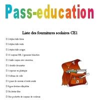 Programme scolaire de français niveau 4ème. Liste des fournitures scolaires - CE1 - Rentrée - Cycle 2 ...