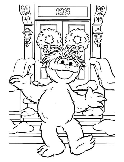 Cut, color, fold, and learn with printable activities to try at home. coloring.rocks! | Sesame street coloring pages, Printable ...