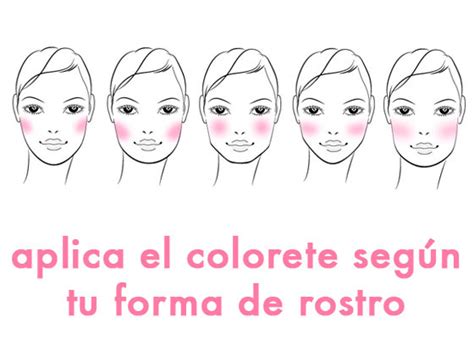 Si además te animas a utilizar un colorete, aplícalo en las mejillas en tonos rosas que te. Aplica el colorete según tu forma de rostro - Maquillaje ...