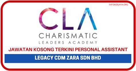 Berikut merupakan maklumat iklan kerja kosong yang ditawarkan oleh majikan terlibat. Jawatan Kosong Terkini Legacy CDM Zara Sdn Bhd • Jawatan ...