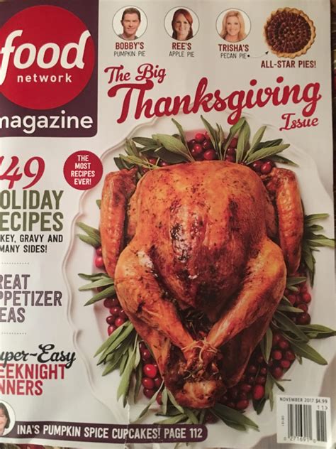 Celebrate thanksgiving 2020 with our delicious recipes for roast turkey, pumpkin pie and a whole going for the full turkey experience this thanksgiving? The Fiery Whisk: Food Network Thanksgiving magazine review ...