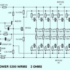 ± 20 v maximum continuous drain current (i d ): 3000W Stereo Power Amplifier Circuit | Hubby Project | Pinterest | Circuit, Circuit diagram and Amp