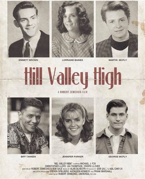 Sure, she's not claudia wells (obviously she couldn't be an exact copy of her), but i thought she was so adorable. Back to the Future Hill Valley High School fan made Poster ...