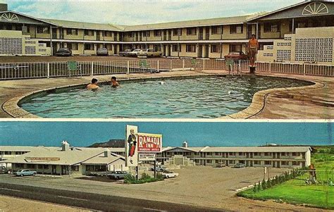The ramada inn air crash and fire was an aircraft accident in which a united states air force pilot failed to reach the runway at indianapolis international airport and crashed into the airport ramada inn in indianapolis, indiana. Ramada Inn, Tucumcari - 1964 | California travel road ...