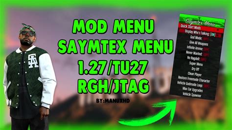 What menu should i use? GTA 5 Mod Menu FREE Saymtex1.27/Tu27 Xbox360 RGH/JTAG ...