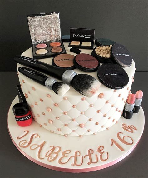 To make this makeup cake you will need: Birthday Cakes - custom made | Make up cake, Cake, Edible printing