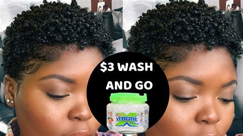 Highly recommended for those who like to wear gel. $3 WASH AND GO ON SHORT NATURAL HAIR FT WETLINE EXTREME ...