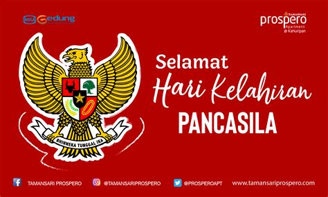 Selamat hari lahir pancasila 1 juni adalah hari kelahiran pancasila. 01