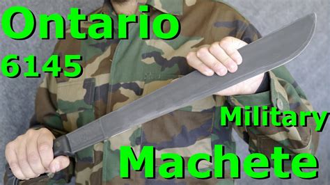 Military's most iconic machetes, bayonets, and. BEST MACHETE! Ontario 6145 Military! - YouTube