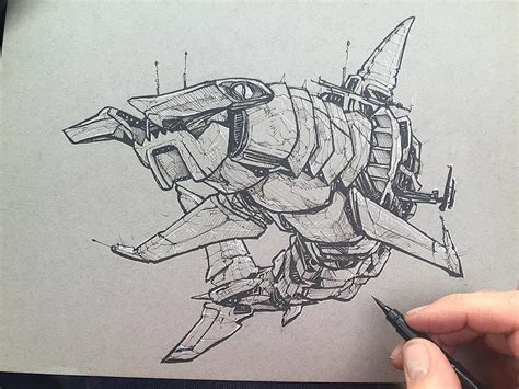 Hammerhead sketch · craig mahoney art · online store. Anthony Romrell on Instagram: "Android Hammerhead Shark ...