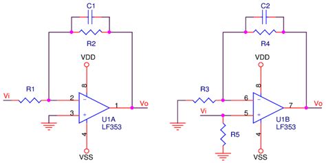 The frequency response of the circuit will be the same as that for the passive rc filter, except that the amplitude of the output is increased by the pass band gain, af of the amplifier. Cooking with Op-Amps, part 8: Low Pass Filters! - J-Tech ...