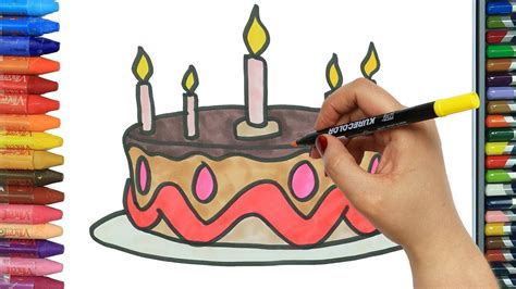 Das ist mein erstes video würde mich freuen wenn ihr ein daumen nach oben lassen würdet und den kanal abonnieren und die glocke klicken nicht vergessen! Wie zeichnet man bunter Kuchen | Ausmalen Kinder ...