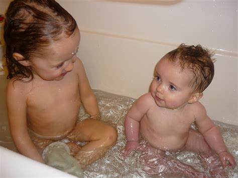 Keep in mind that two or three baths a week may be. Carroll Family Blog: 1st Bath Together