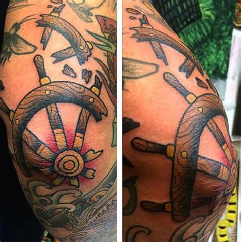 The elbow tattoo is ideal for men with small tattoos looking for a perfect surface on the body to have the tattoo imprinted. Top 100 Best Elbow Tattoos For Men - Masculine Design Ideas