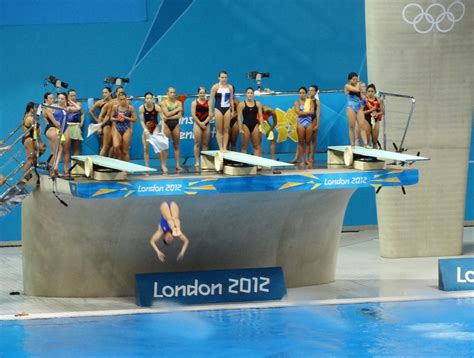 A springboard or diving board is used for diving and is a board that is itself a spring, i.e. Olympic Diving 3m Springboard - Warmup 4 | Hannah Starling ...