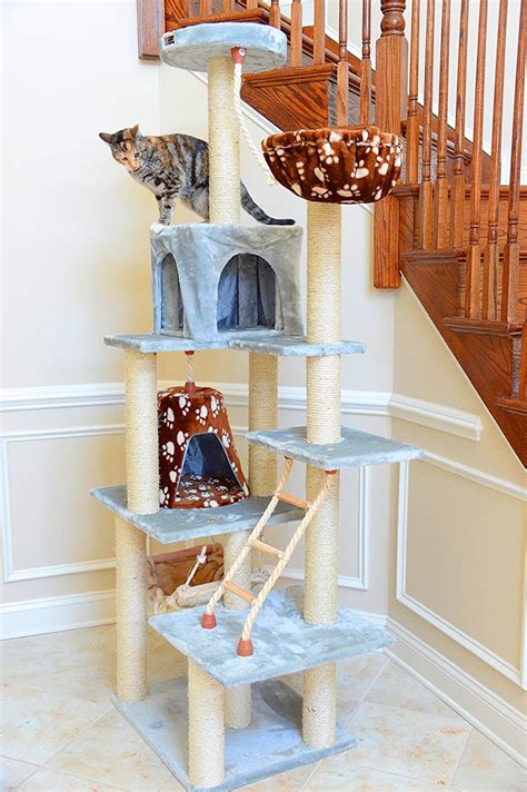 Want to keep them busy yet safe? Pin on Cat Tree Scratching Post