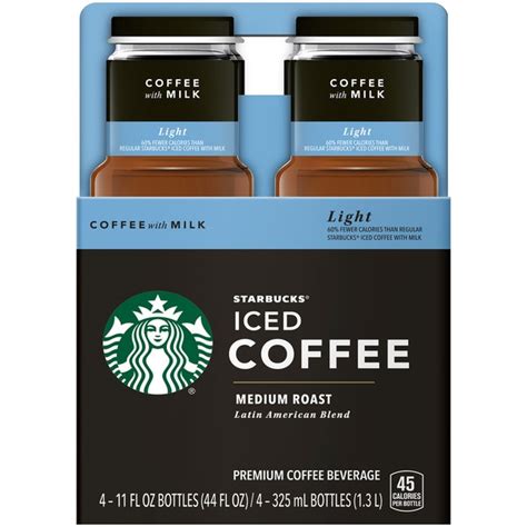 Give their decaf medium roast a try if tim's is your coffee of choice. Starbucks Medium Roast Light Iced Coffee with Milk (11 fl ...