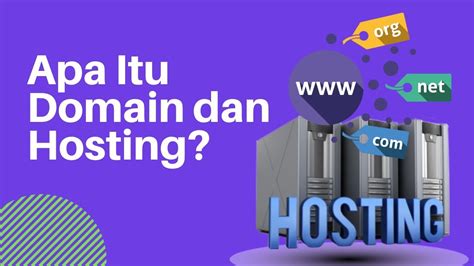 Istilah domain dan hosting pastinya sudah tidak asing lagi bagi anda jika pernah membaca artikel dan panduan tentang membuat website. Pengertian Apa Itu Domain, Hosting dan Perbedaannya - YouTube