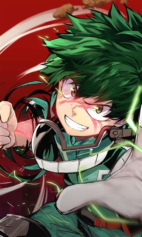 Los mejores fondos anime gratis para descargar. Deku - Izuku Midoriya | Fondo de pantalla de anime ...