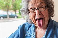 granny fat grandma face stock tongue her newest results search
