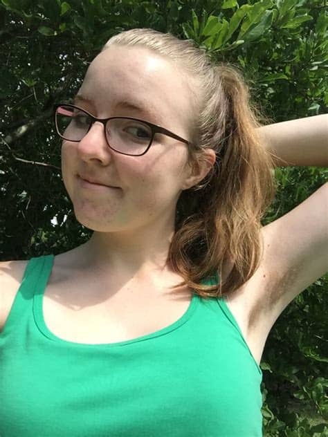 Closeup on young woman shaving armpit. I stopped shaving my armpits over a year ago and I've ...